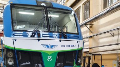 Най новият локомотив на БДЖ който е 11 поред от договора
