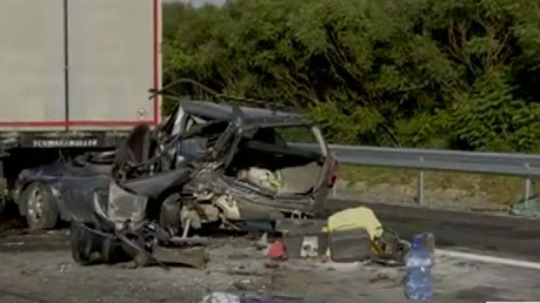 Катастрофа на 182 км на автомагистрала Тракия при Стара Загора