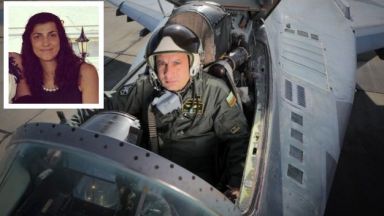 Съпругата на загиналия пилот от авиобаза Граф Игнатиево майор Валентин