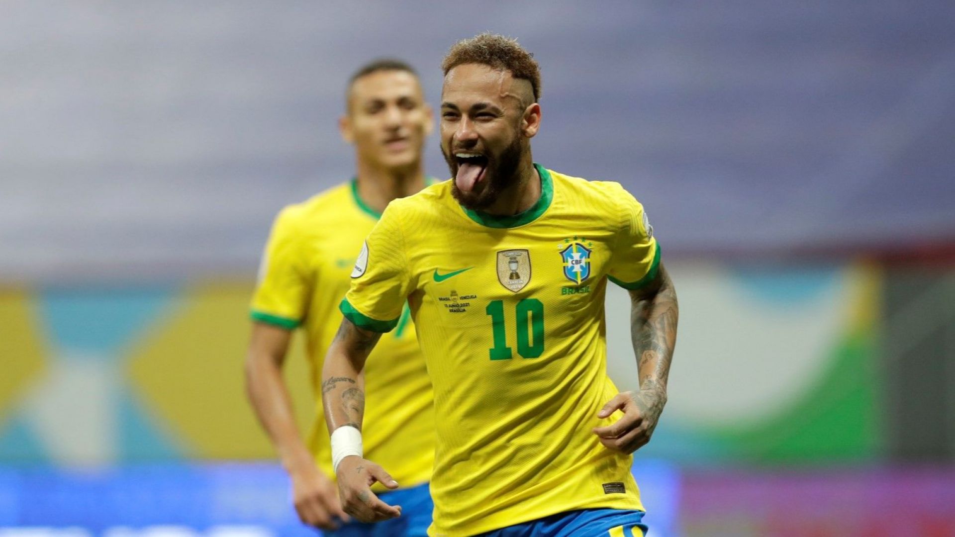Бразилия се позабавлява на старта, а Неймар гледа към рекорд на Пеле (Видео)