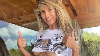 Въпреки загубата: Хайди Клум подкрепи отбора на Германия в UEFA Euro 2020 със секси кадър