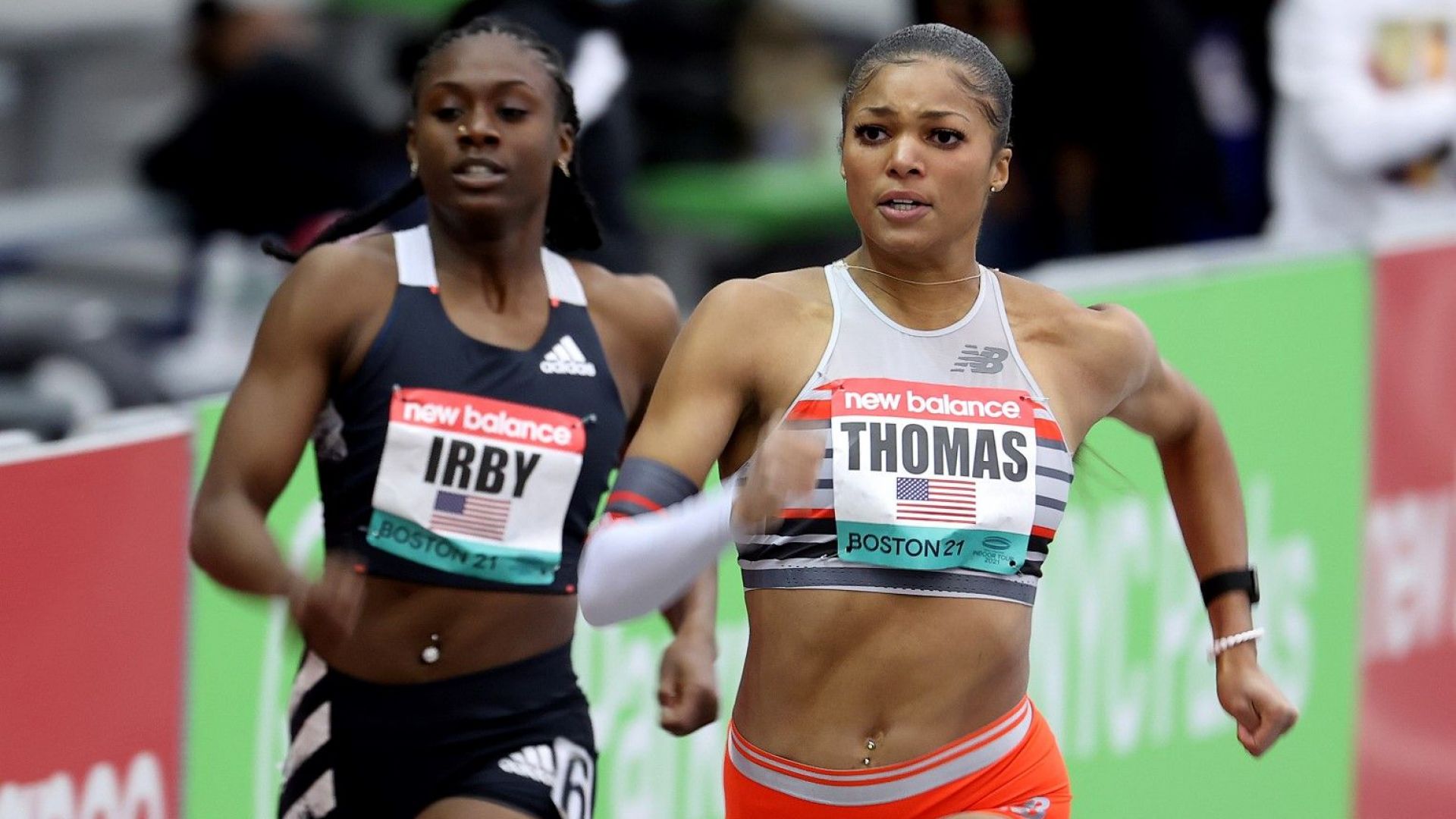 Американка с историческо бягане на 200 м по време на пресявките за Олимпиадата