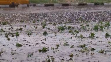 Градушка нанесе сериозни материални щети в Асеновград през уикенда Стотици