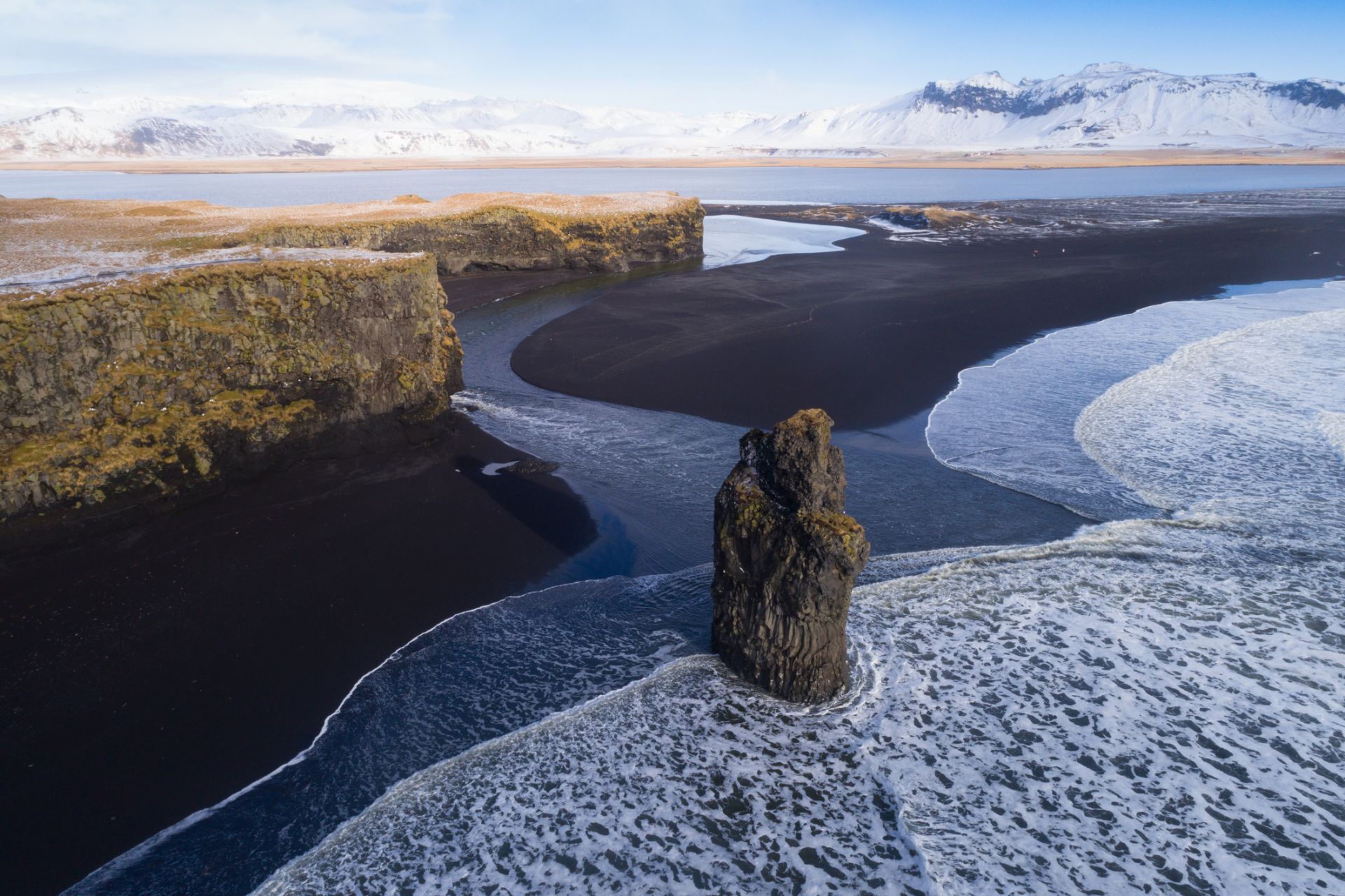 Черния плаж на Исландия