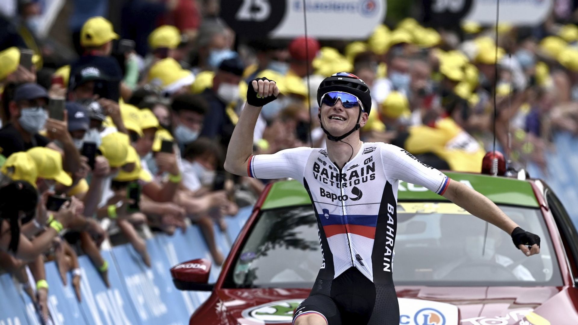 Шампионът на Словения триумфира в най-дългия етап на Тура