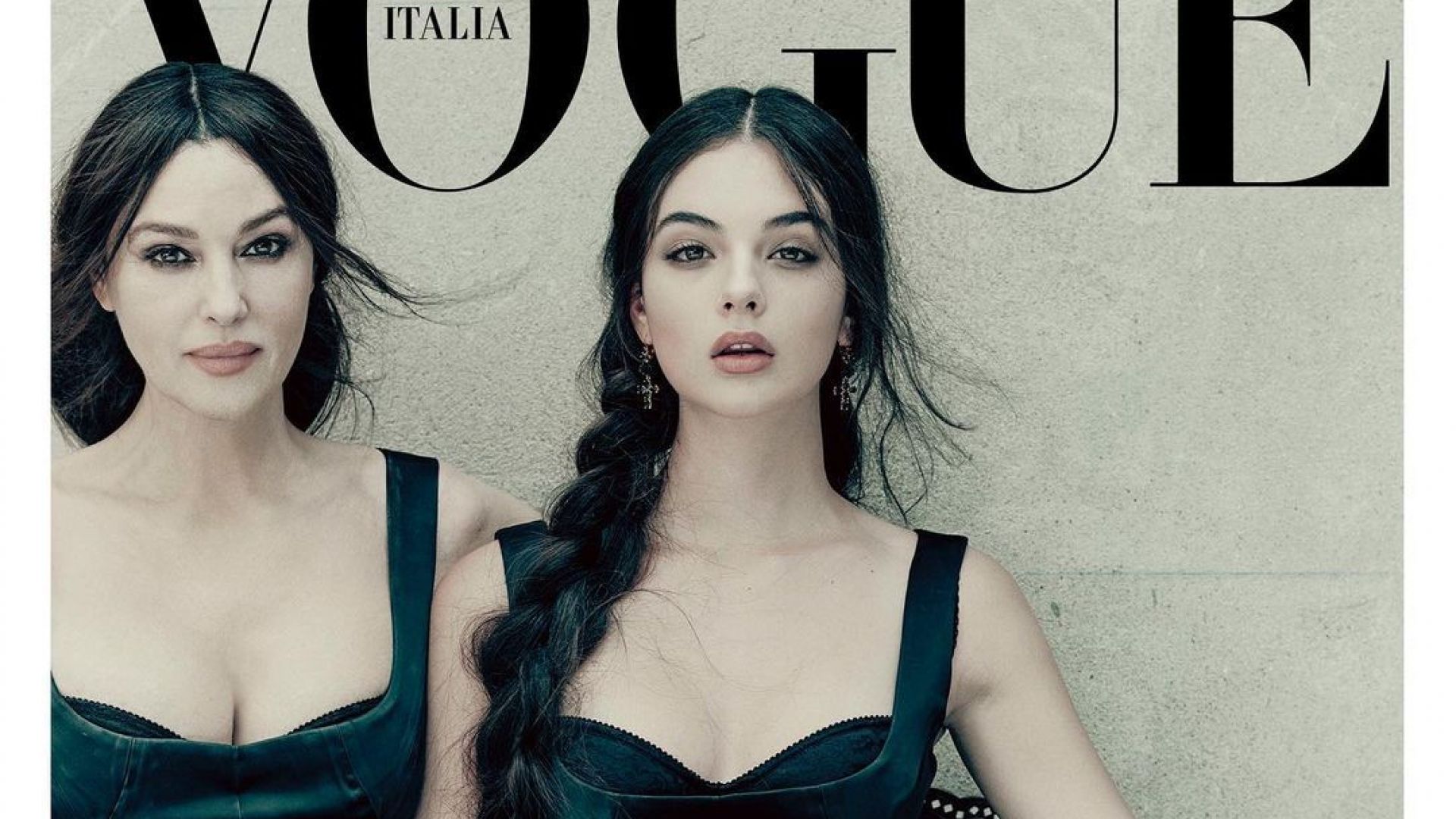 Две поколения красота: Моника Белучи и дъщеря ѝ красят корицата на Vogue
