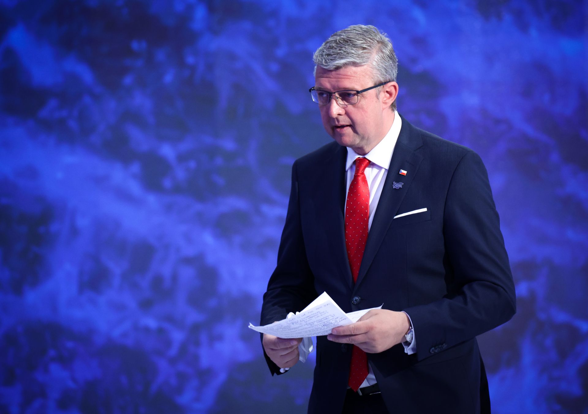 На снимката: Карел Хавличек - заместник министър-председател на Чешката република.