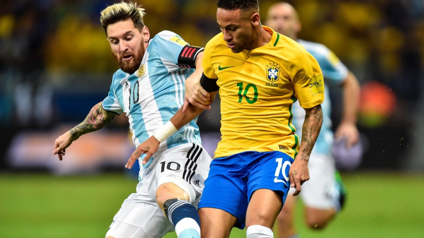 Неймар хвърли съчки в огъня на бразилско-аржентинската футболна война