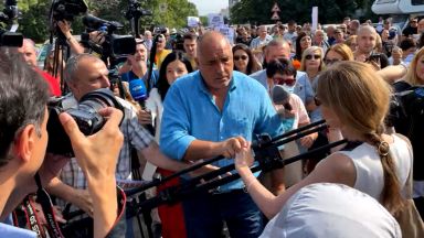 Лидерът на ГЕРБ Бойко Борисов пристигна на разпит в Главна