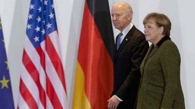 Американският президент Джо Байдън и отиващият си от поста германски