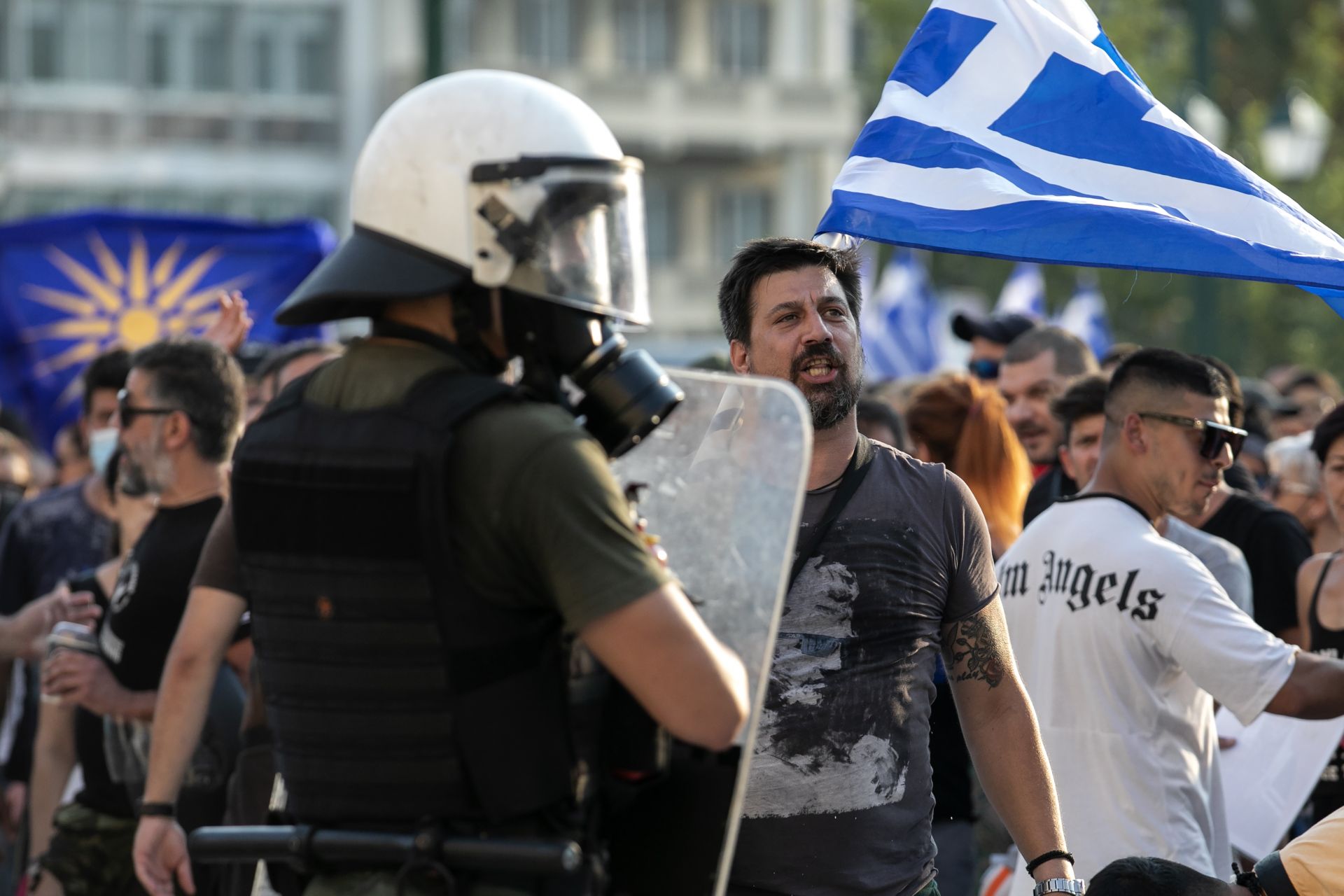 Протестът в Атина 