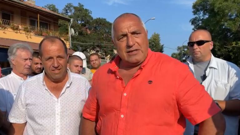 Лидерът на ГЕРБ Бойко Борисов обвини БСП и Демократична България,