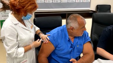 Лидерът на ГЕРБ Бойко Борисов който през октомври боледува от