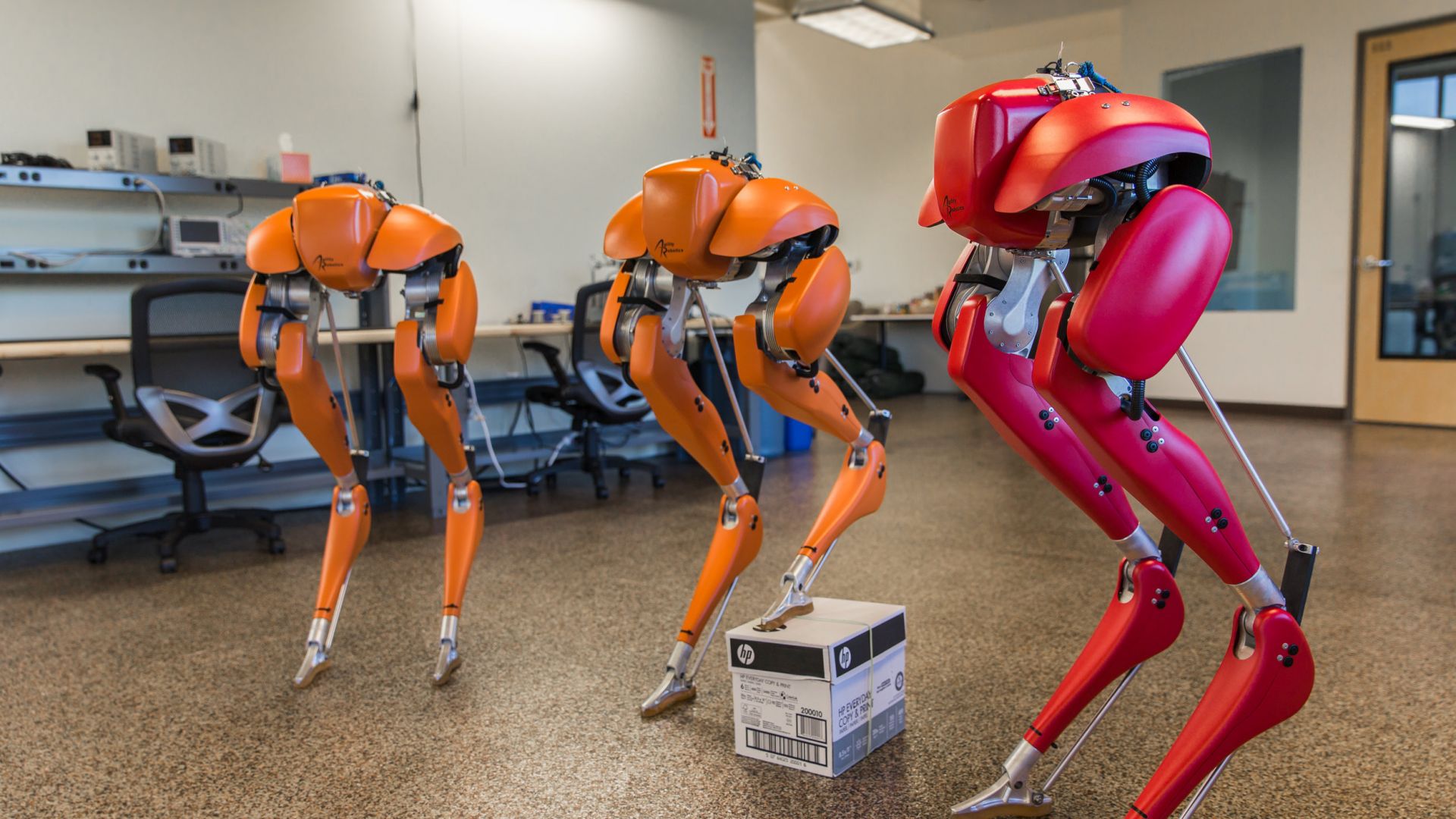 Нов вид робот пробяга 5 километра на състезание