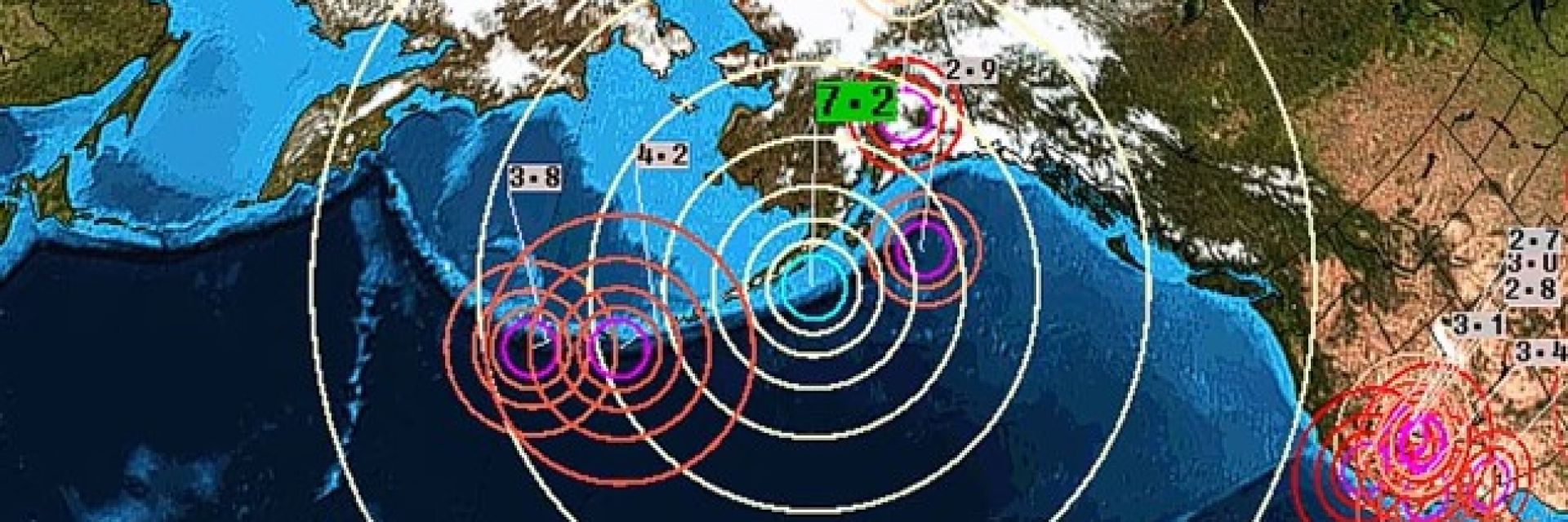 Земетресение с магнитуд 7,2 разтърси полуостров Аляска (видео)