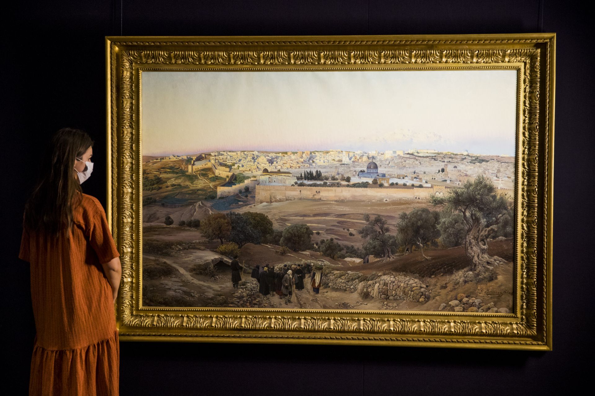 "Йерусалим" на Густав Бауернфайнд, оценена на 3 000 000 - 4 000 000 паунда бе изложена в aукционна къща "Сотбис" на 3 юли 2020 г. в Лондон, Англия. 