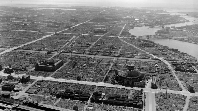 In July 1945, Tokyo was turned into a ghost town