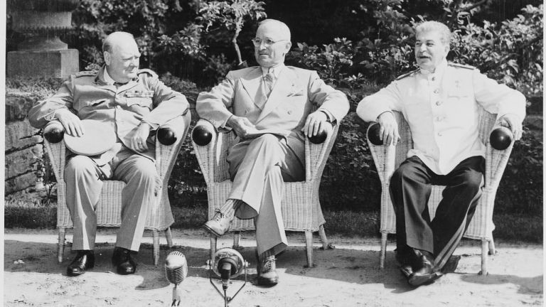 The Potsdam Conference draws new borders in Europe, and the atomic bomb ensures compliance