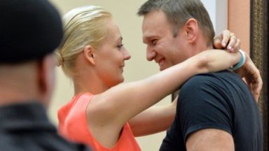 Руският дисидент Алексей Навални който излежава присъда в затворнически лагер