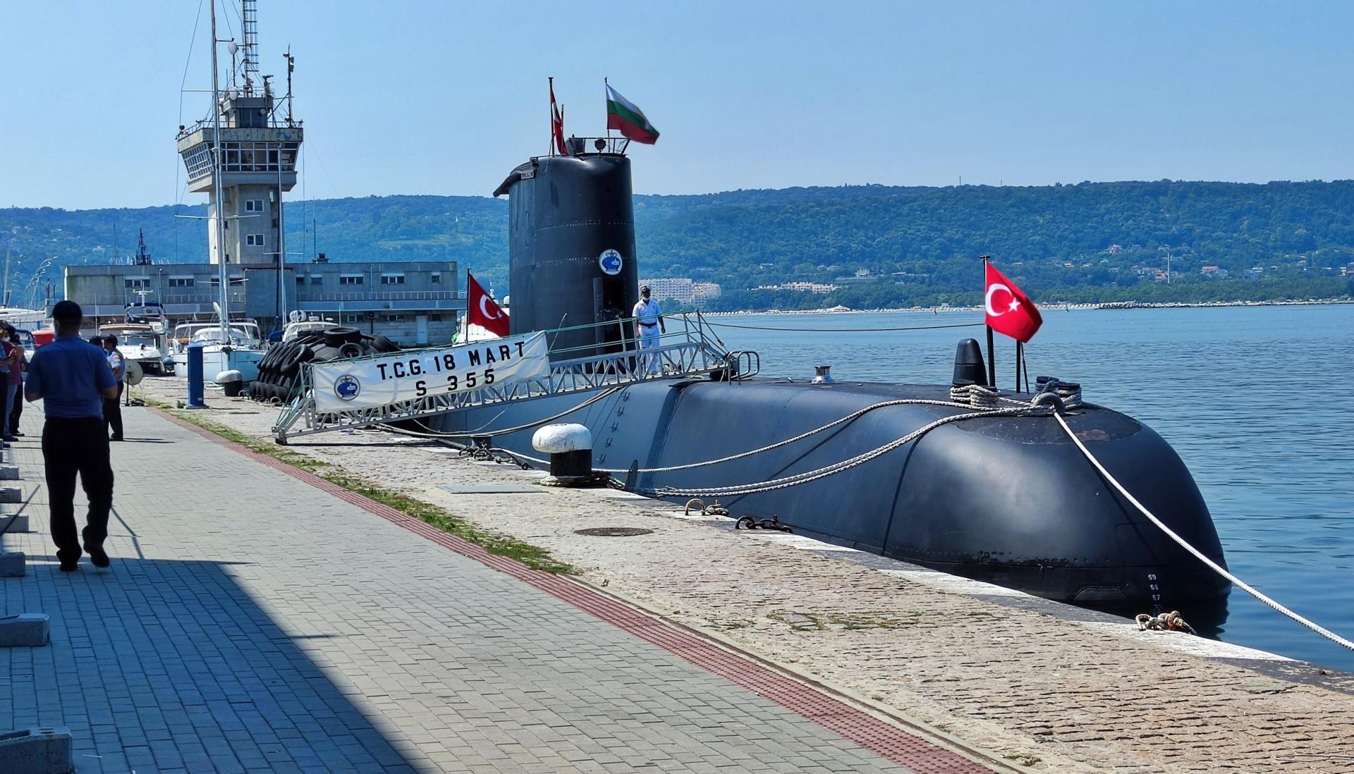 Турската подводница на "Бриз" 2021