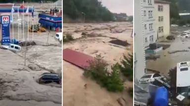 Наводнения наложиха евакуацията на болница в окръг Синоп Черноморска Турция