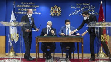 Мароко и Израел подписаха няколко споразумения при първото посещение на