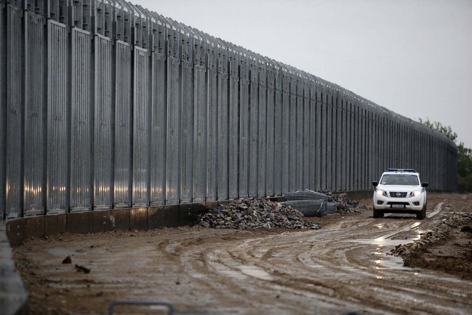Оградата по гръцко-турската граница, която много трудно може да бъде премината