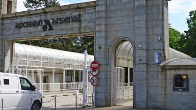 Взрив последван от пожар в склад за взривни материали в