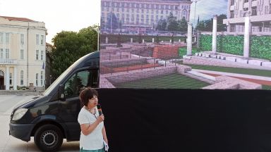 На площад Централен в Пловдив публично беше представен идеен инвестиционен