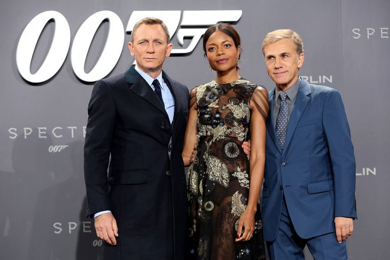 Craig, Harris and Waltz, who plays Blofeld, Bond's biggest enemy