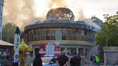 Има задържан за причиняване на пожара който избухна в центъра