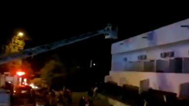 Пожар избухна тази нощ в хотел в румънския черноморски курорт