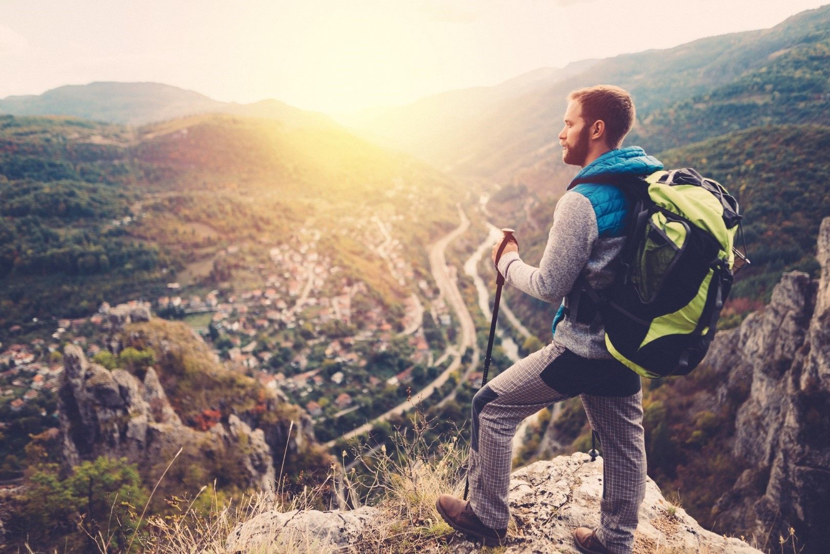 Гледка отвисоко към Искърското дефиле