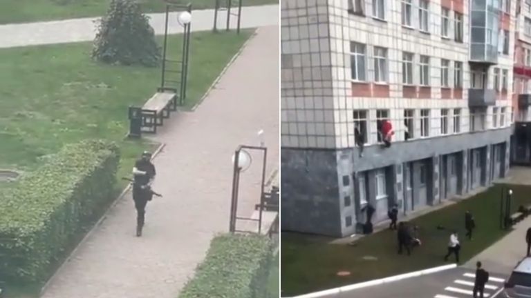 Armed opened fire at a Russian university, there are dead and wounded (video)