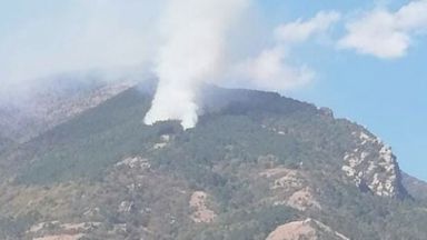 Пожар възникна в горски масив северозападно от Водната кула в
