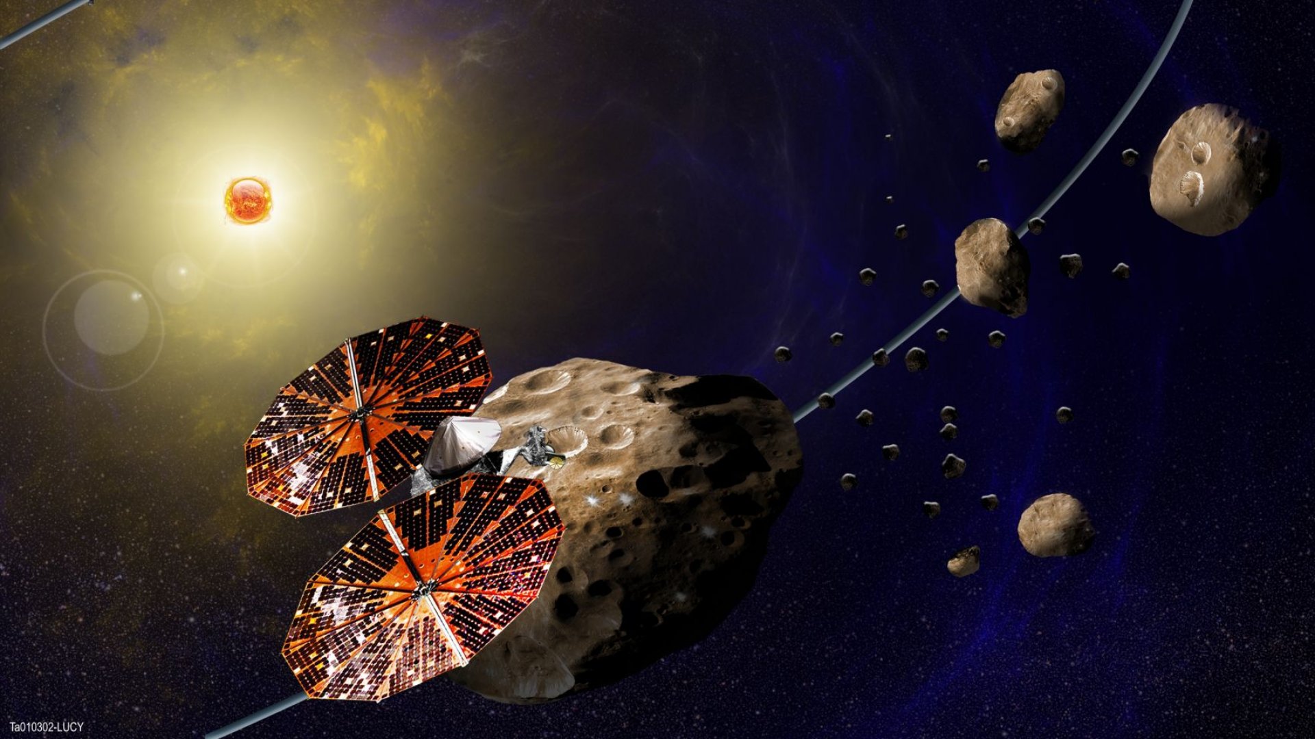 Апаратът "Луси" на НАСА ще посети осем астероида