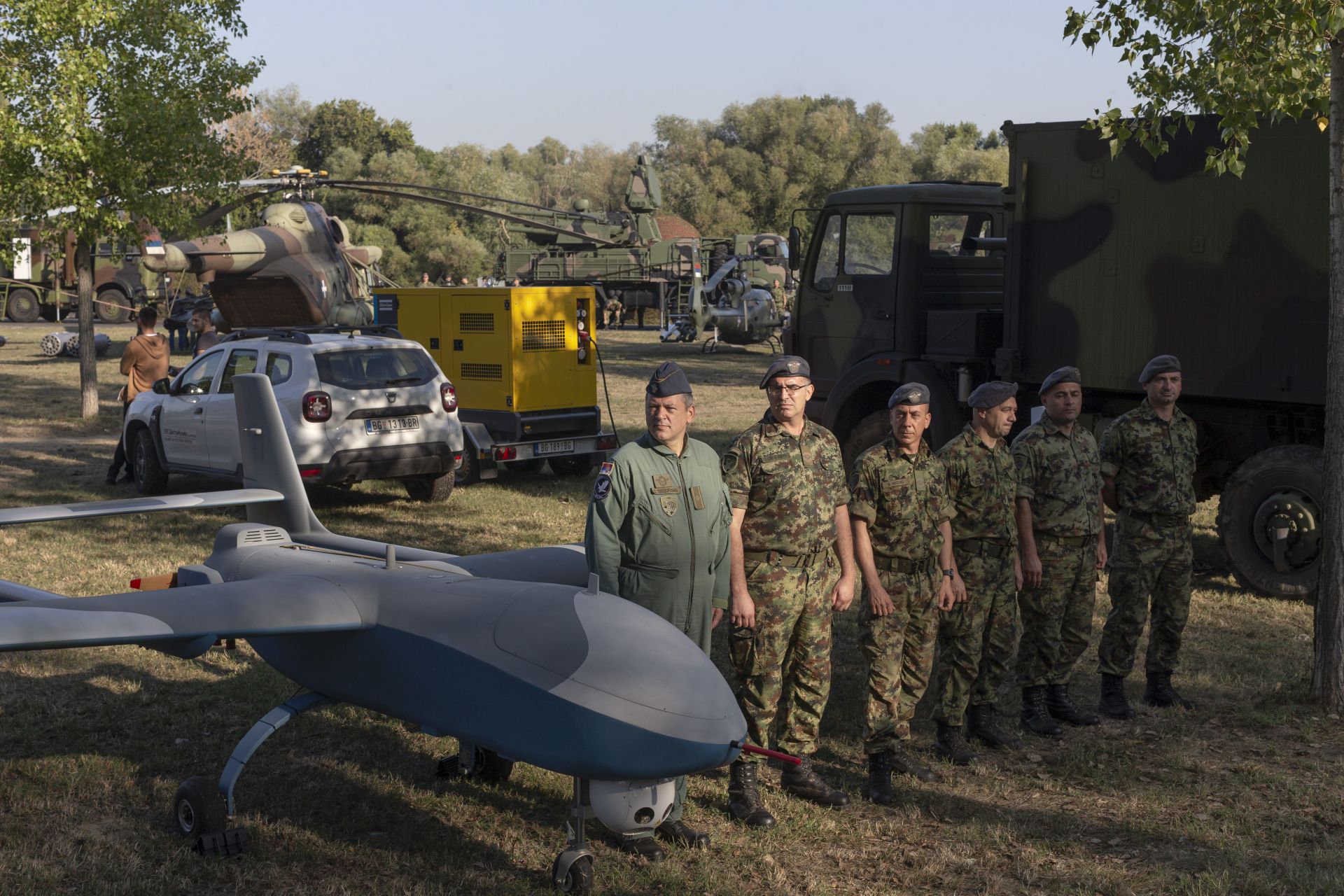 Израелски разузнавателен дрон, купен от Сърбия
