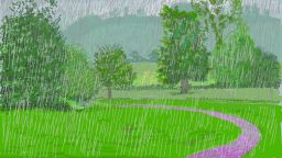 Художникът Дейвид Хокни представя сезоните в Нормандия, нарисувани на iPad