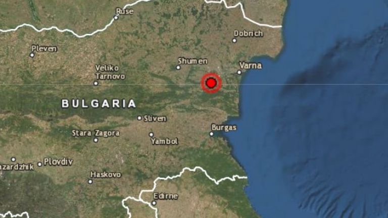 Трус от 3,5 по Рихтер е усетен и край Провадия