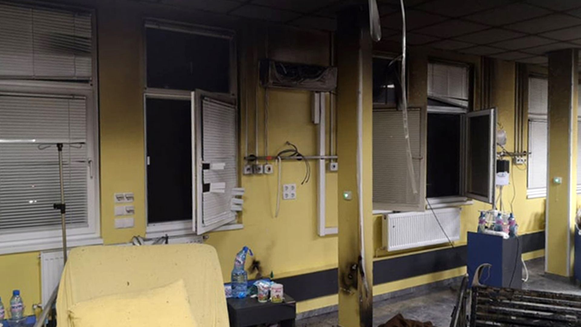 Пациентка подпали стая в covid отделение в Русе (снимки)