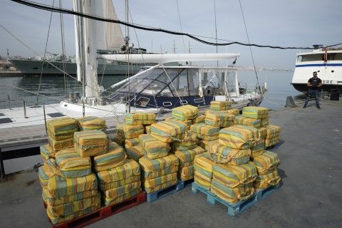 Бали с кокаин с общо тегло повече от 5 тона бяха задържани в Португалия на 18 октомври