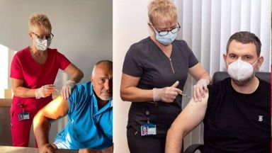 Коя е жената която ваксинира Делян Пеевски лидерът на ГЕРБ