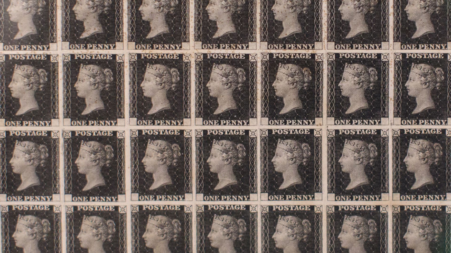 Първата в света пощенска марка се продава на търг