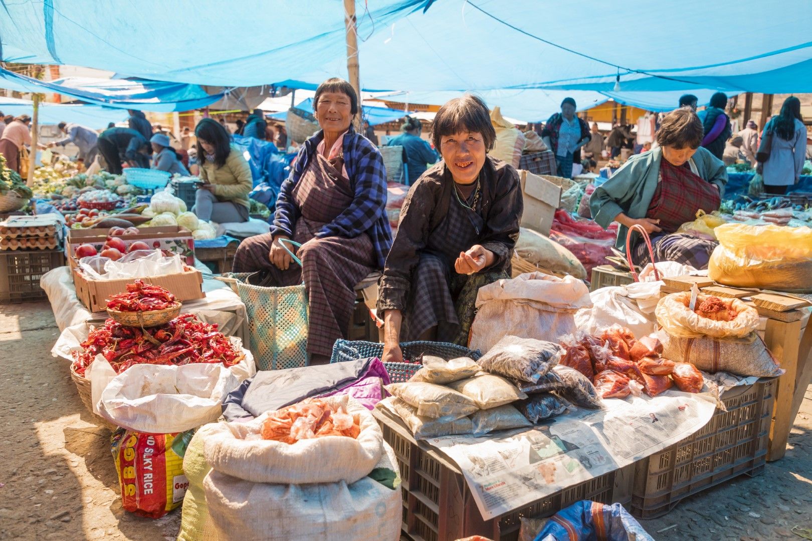 Неделният пазар в Паро