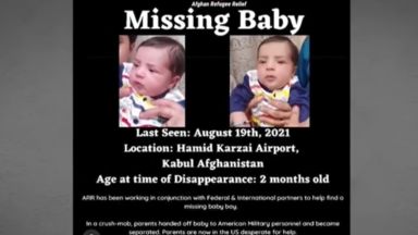  Бебе, предадено на US боец при хаоса на летището в Кабул, към момента не може да бъде намерено 