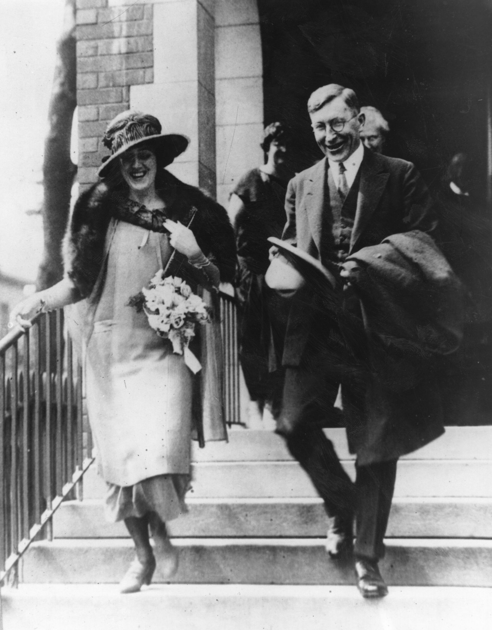 Фредерик Бантинг със съпругата си Мариън Робъртсън