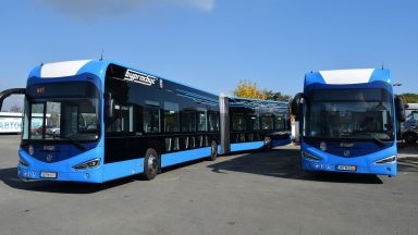 Първите 4 нови електробуса на Бургас вече возят пътници Те
