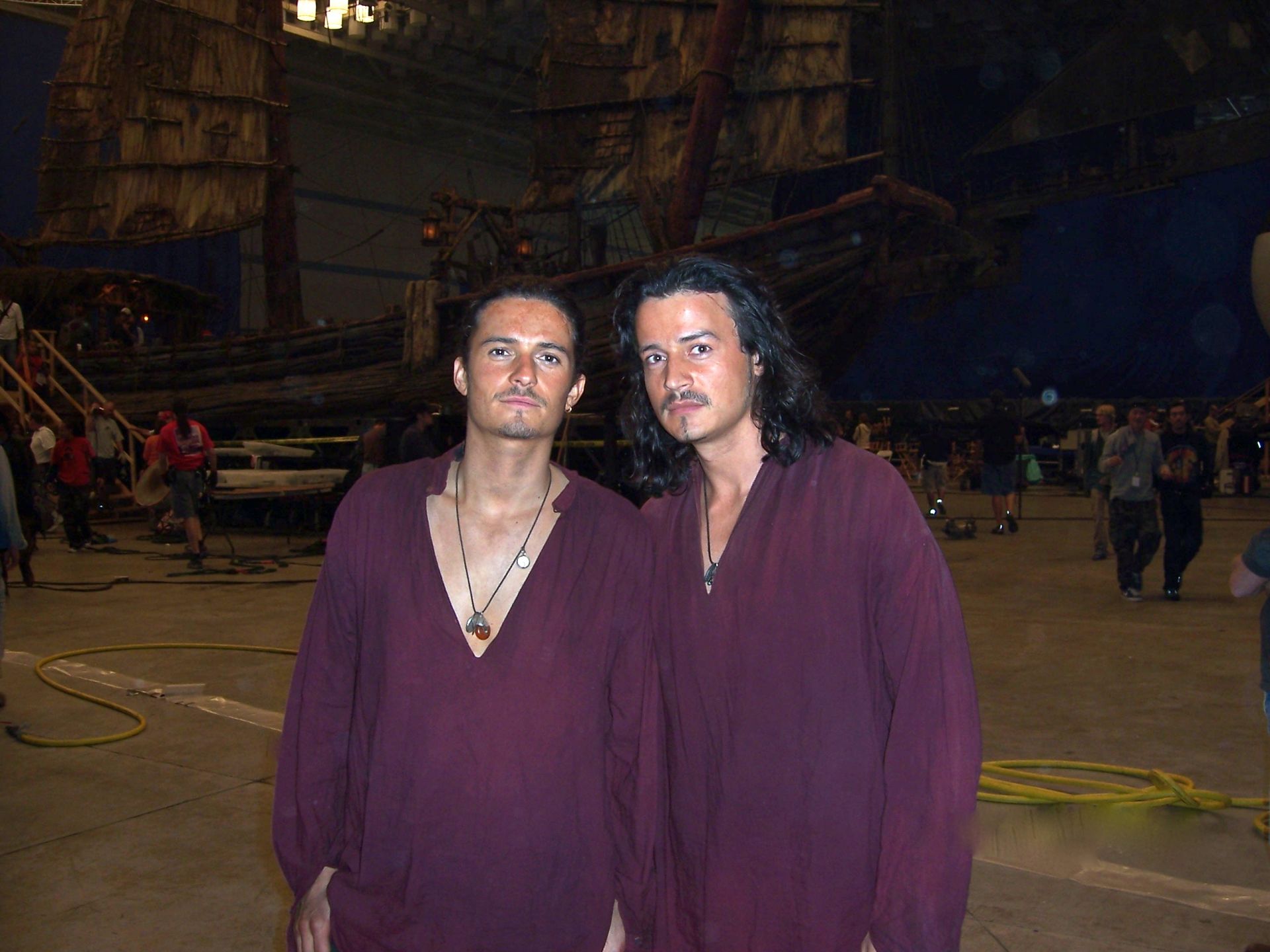 Тони с Орландо Блум