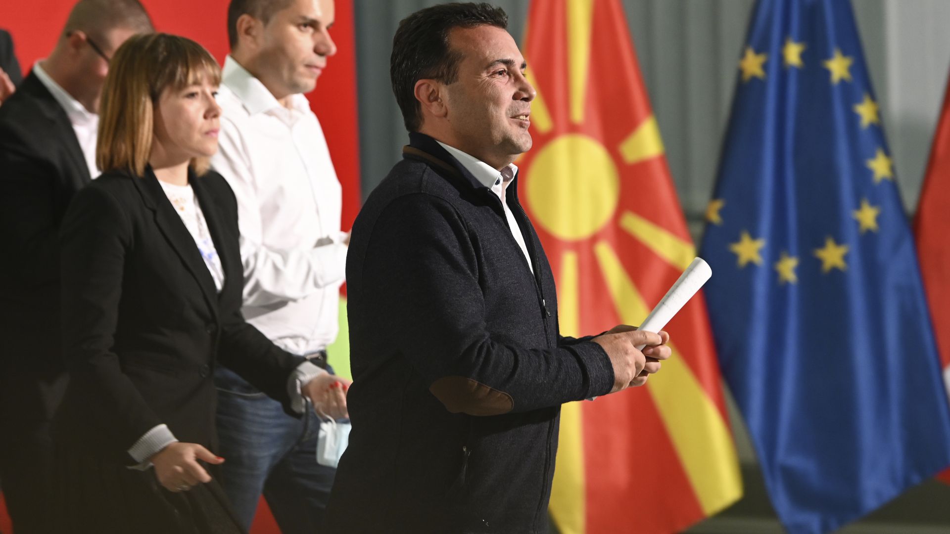 Заев и Мицкоски не споменаха участието на българската армия в освобождаването на Скопие