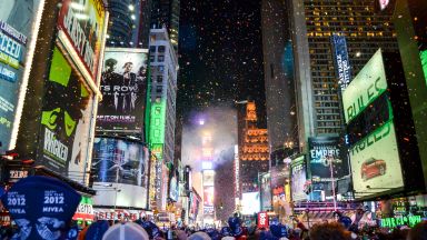 Нюйоркският площад Таймс Скуеър в новогодишната нощ ще бъде отворен